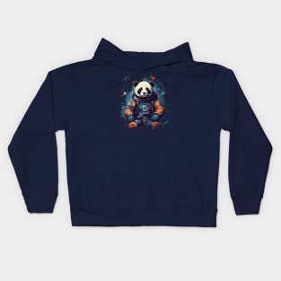 Astronaut Panda Kids Hoodie